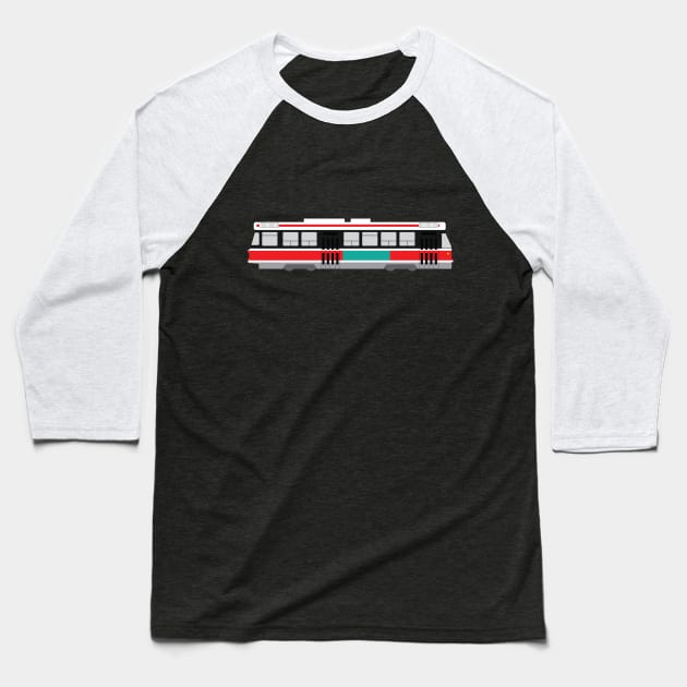 Toronto TTC (CLRV) Streetcar Baseball T-Shirt by StrayKoi